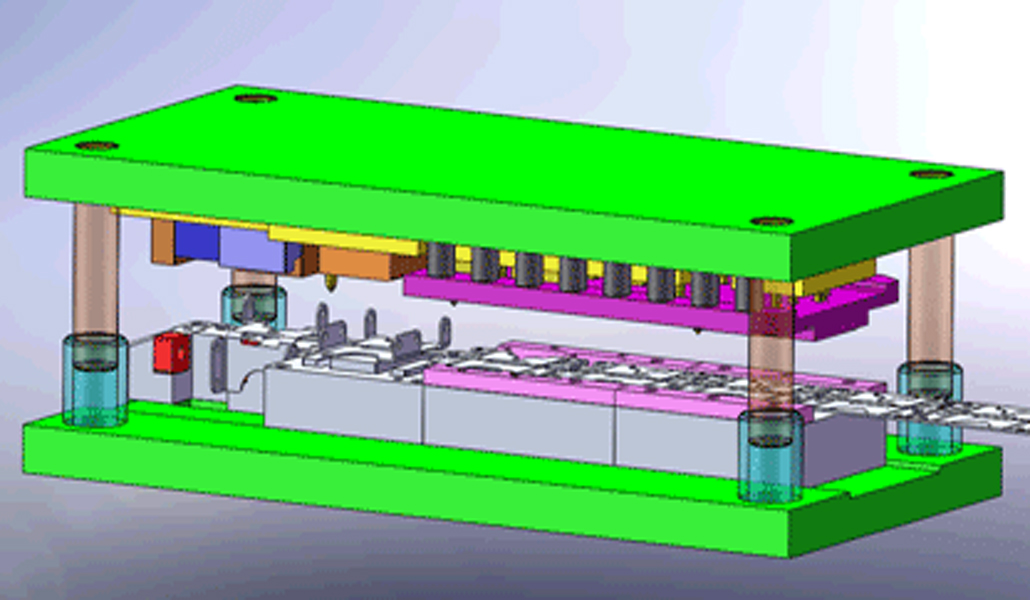 Ardışık sac metal kalıbı
